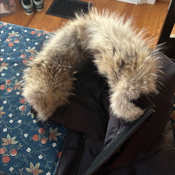 Canada Goose Navy Blue Rossclair Parka - Picture 4 of 4